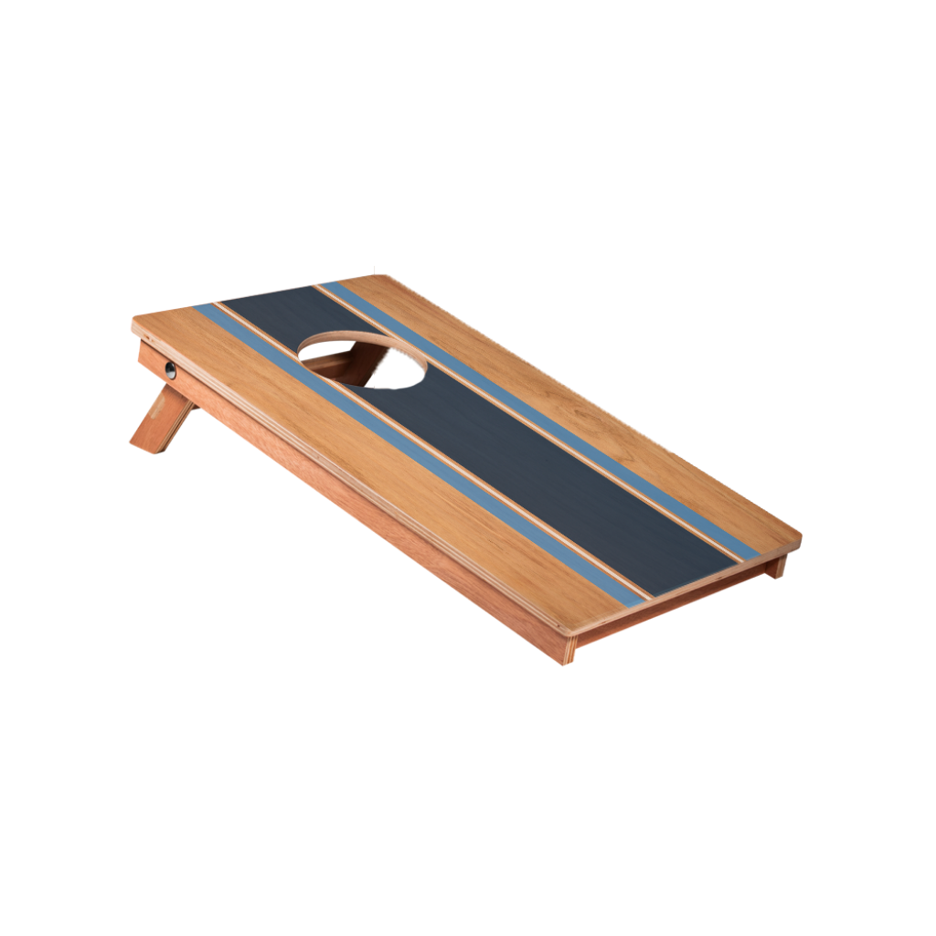 Blue Stripes - Kids Cornhole Borden Set - 30x60cm