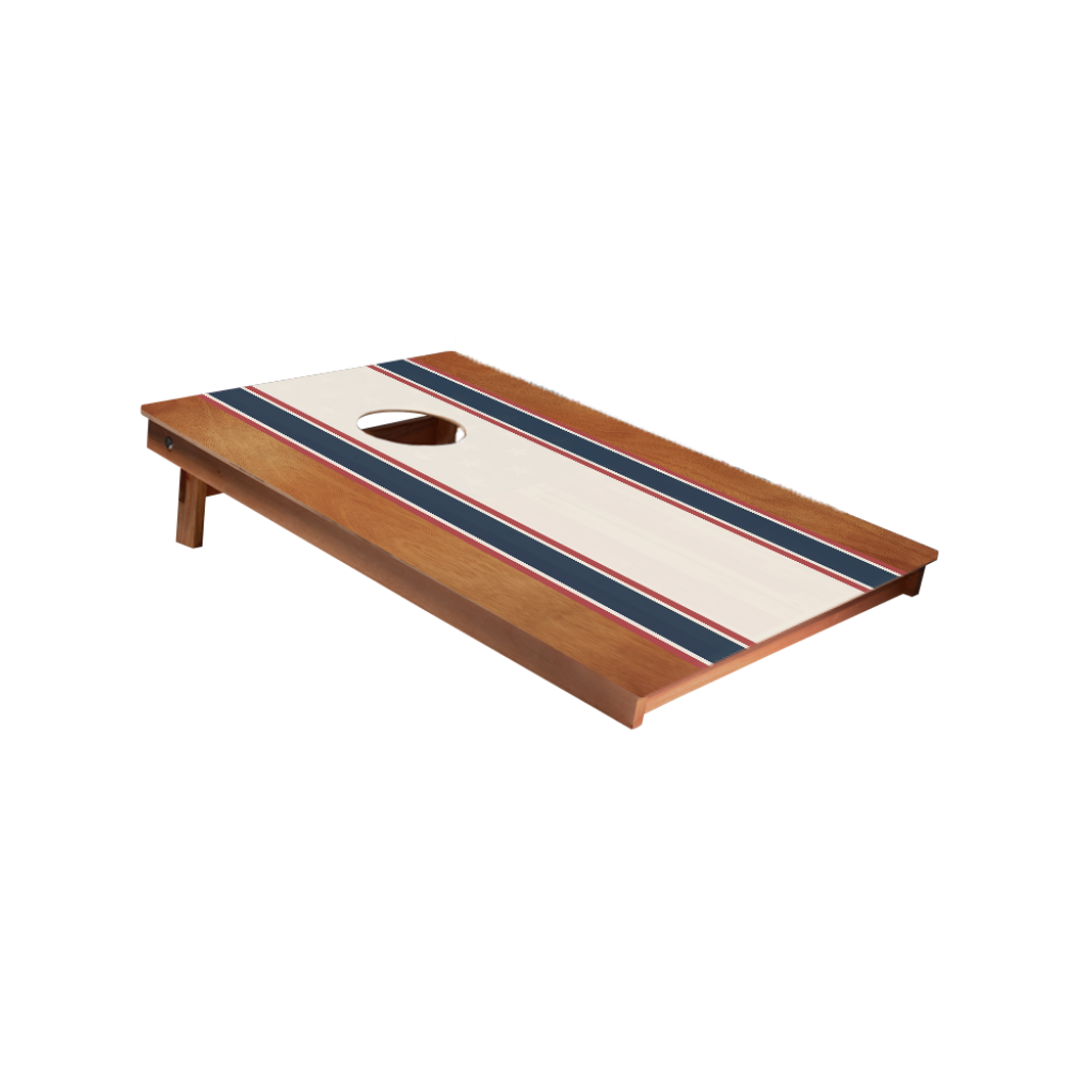 Cream Stripes - Compact Cornhole Borden Set - 60x90cm