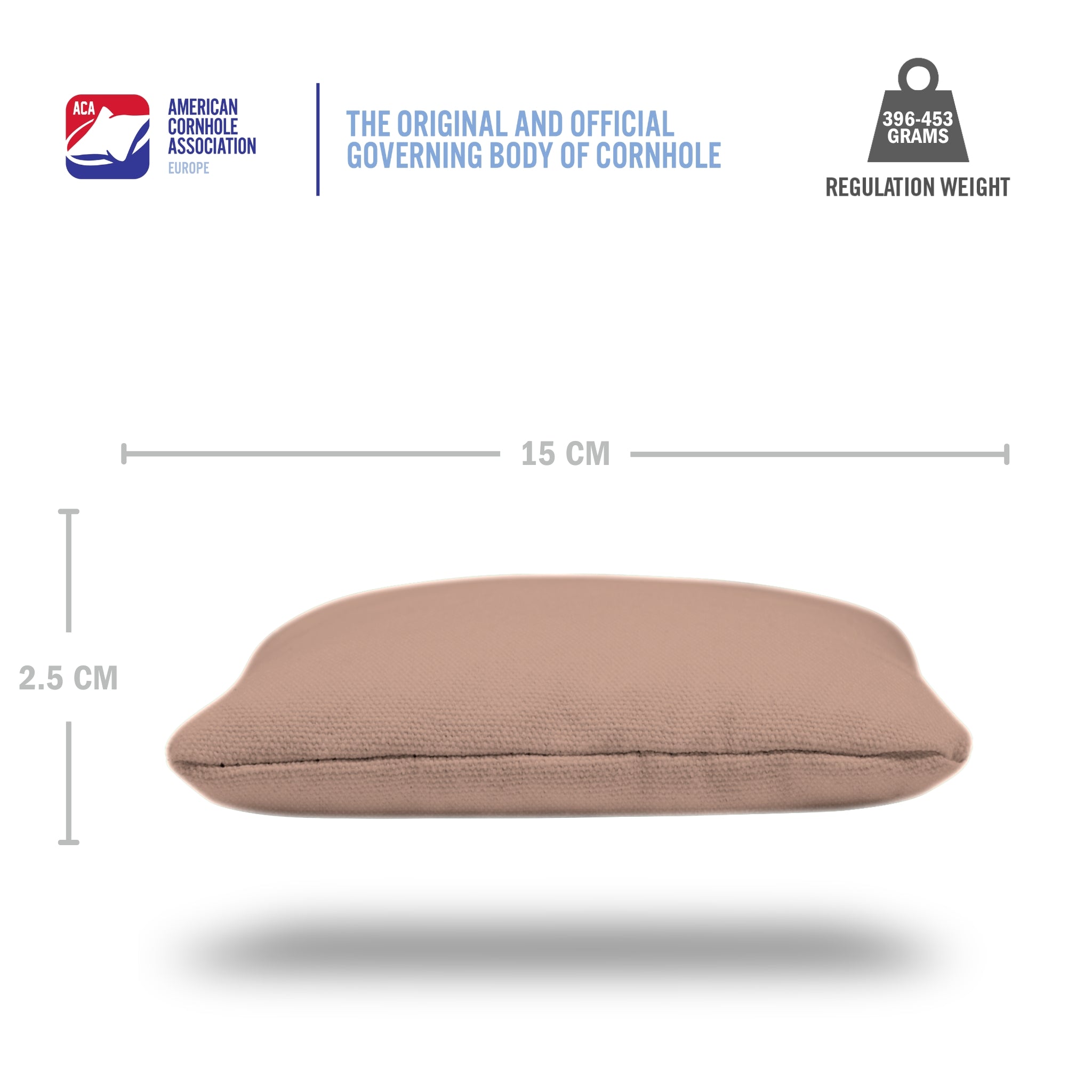 Khaki Daily 66x Cornhole Bags (15x15 cm)