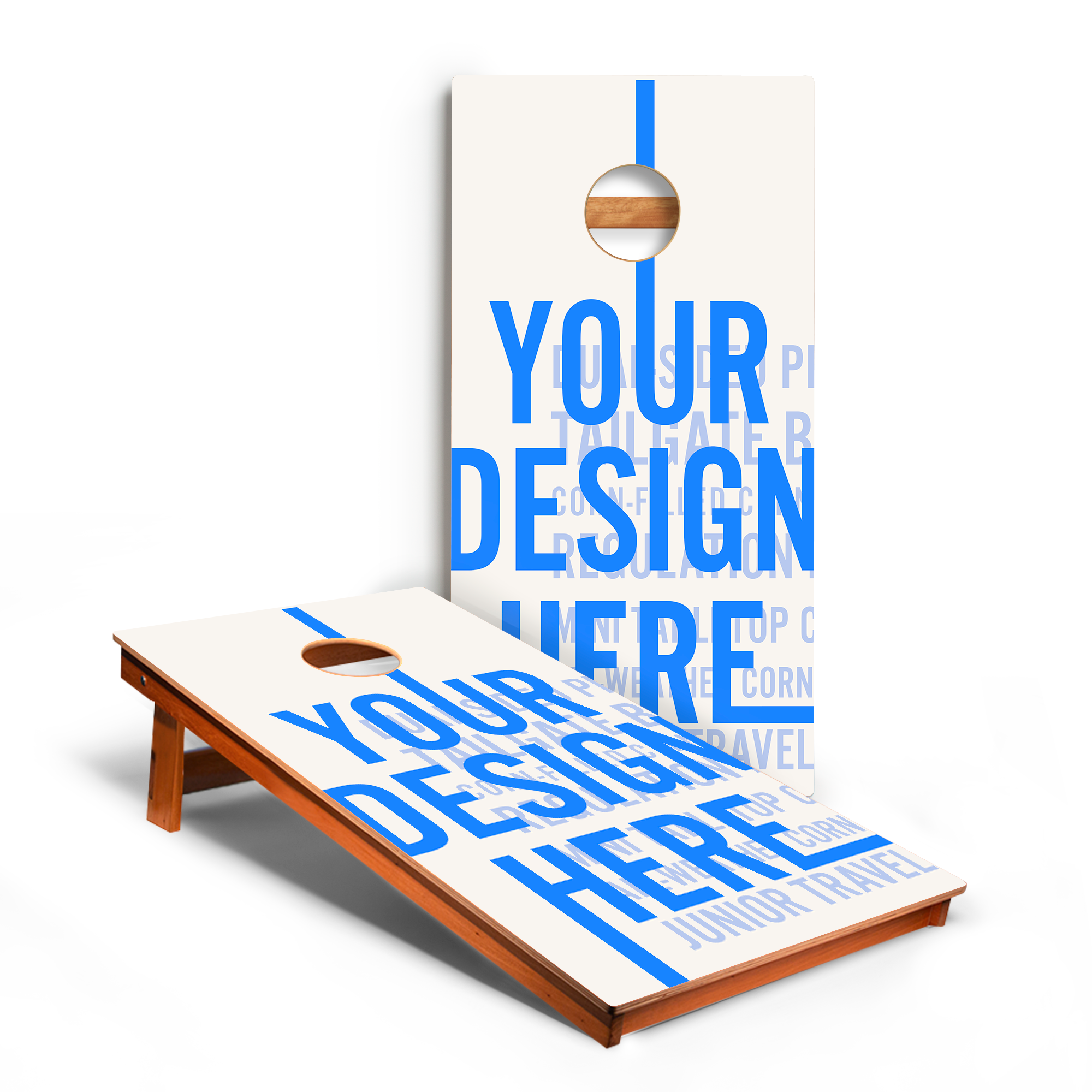 2x Custom Cornhole Boards (60 x 120cm)