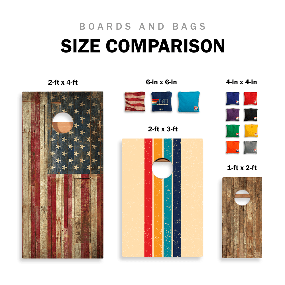 6-in Synergy Edge Custom Dual-Sided Professional Regulation Cornhole Bags