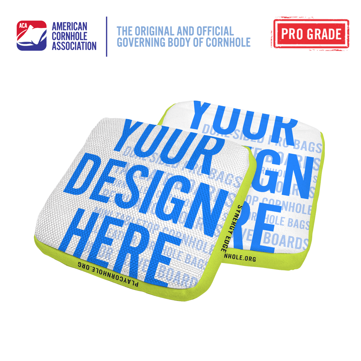 Eigen Ontwerp - Synergy Edge Cornhole Zakjes - 15x15cm