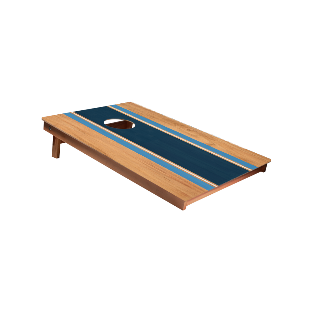 Blue Stripes - Compact Cornhole Borden Set - 60x90cm