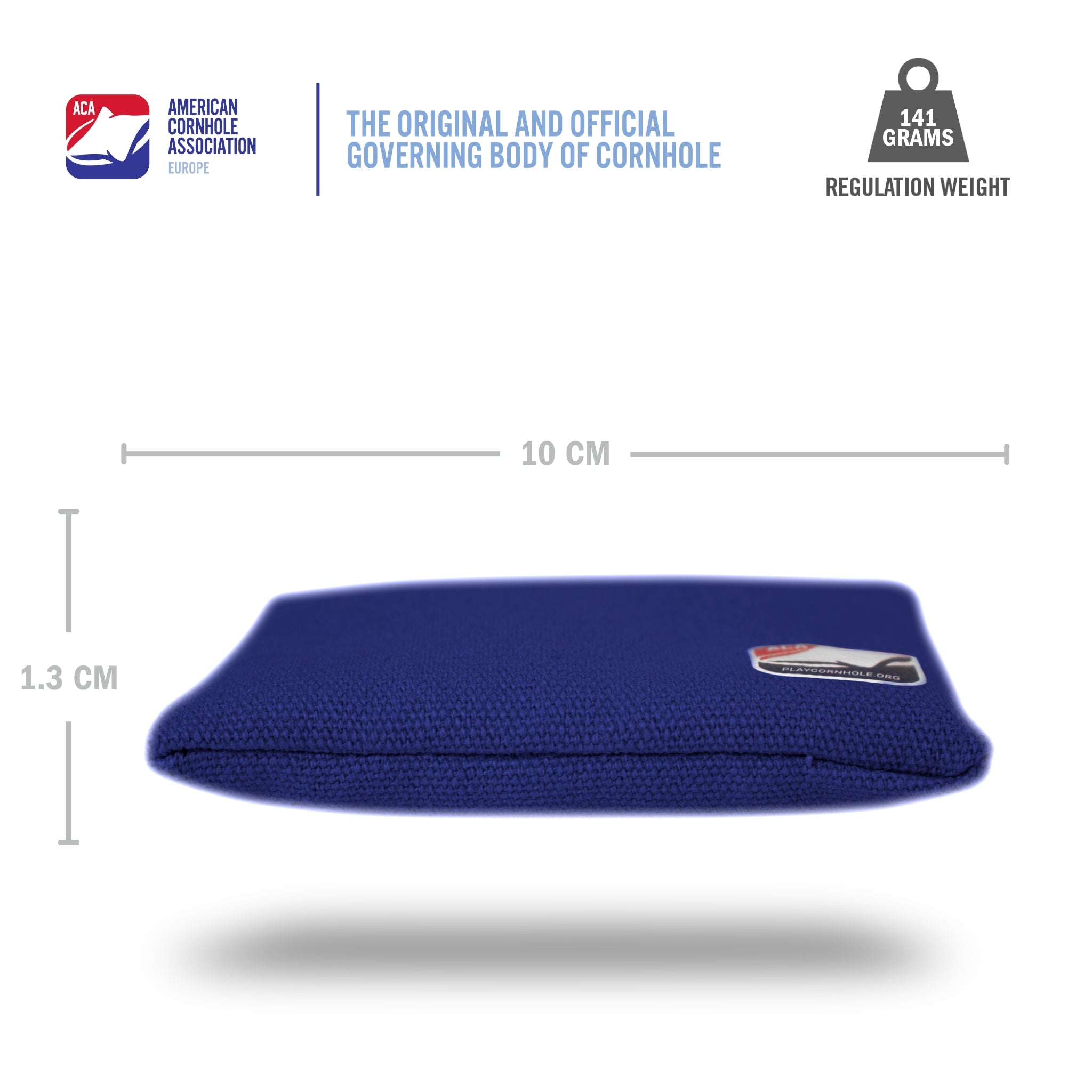 Royal Blue - Kids Cornhole Bags - 10x10cm
