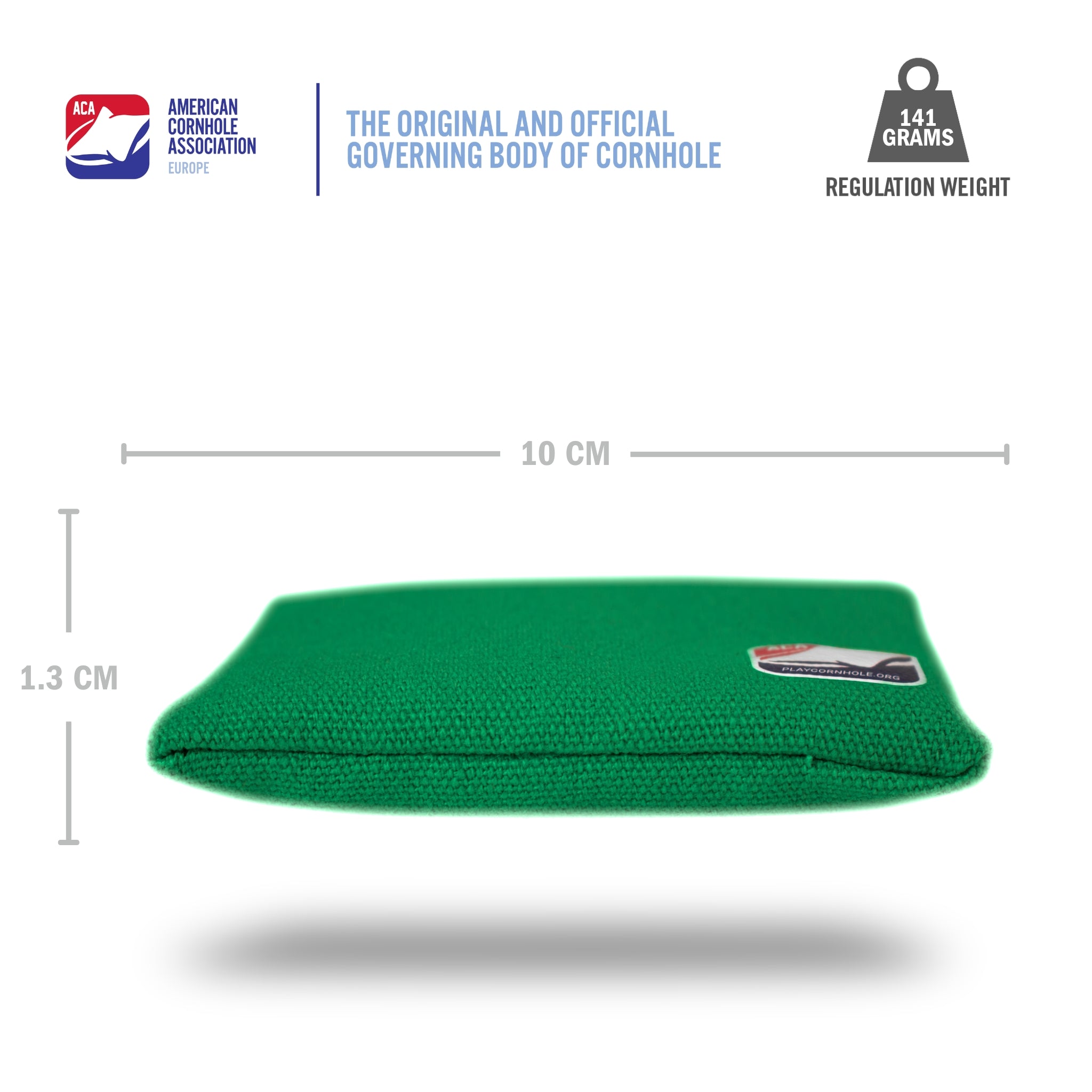 Green Daily 44x Cornhole Bags (10x10 cm)