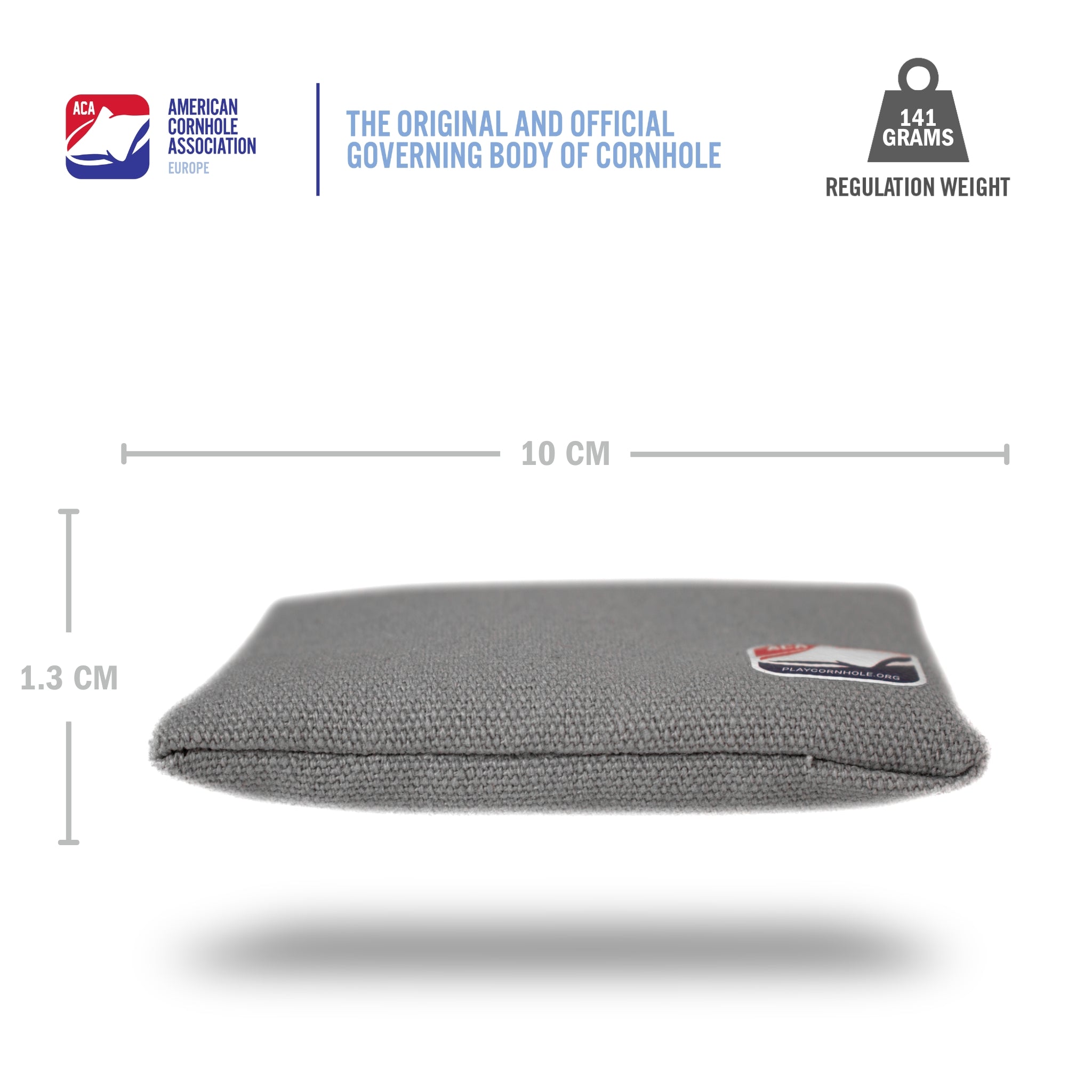 Gray Daily 44x Cornhole Bags (10x10 cm)