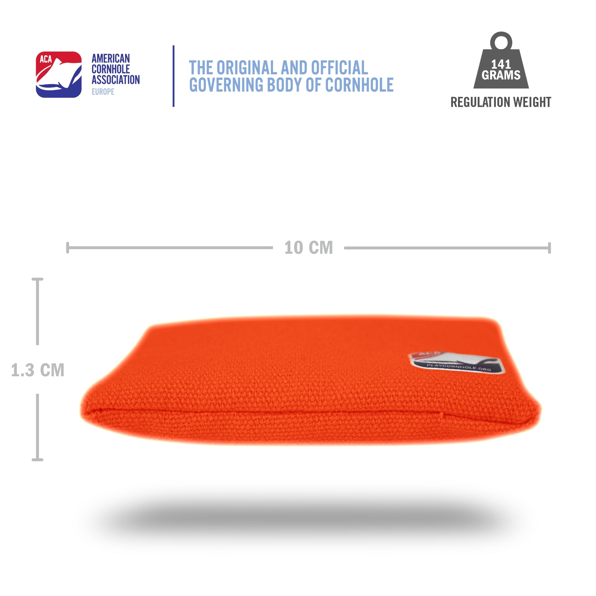 Orange Daily 44x Cornhole Bags (10x10 cm)