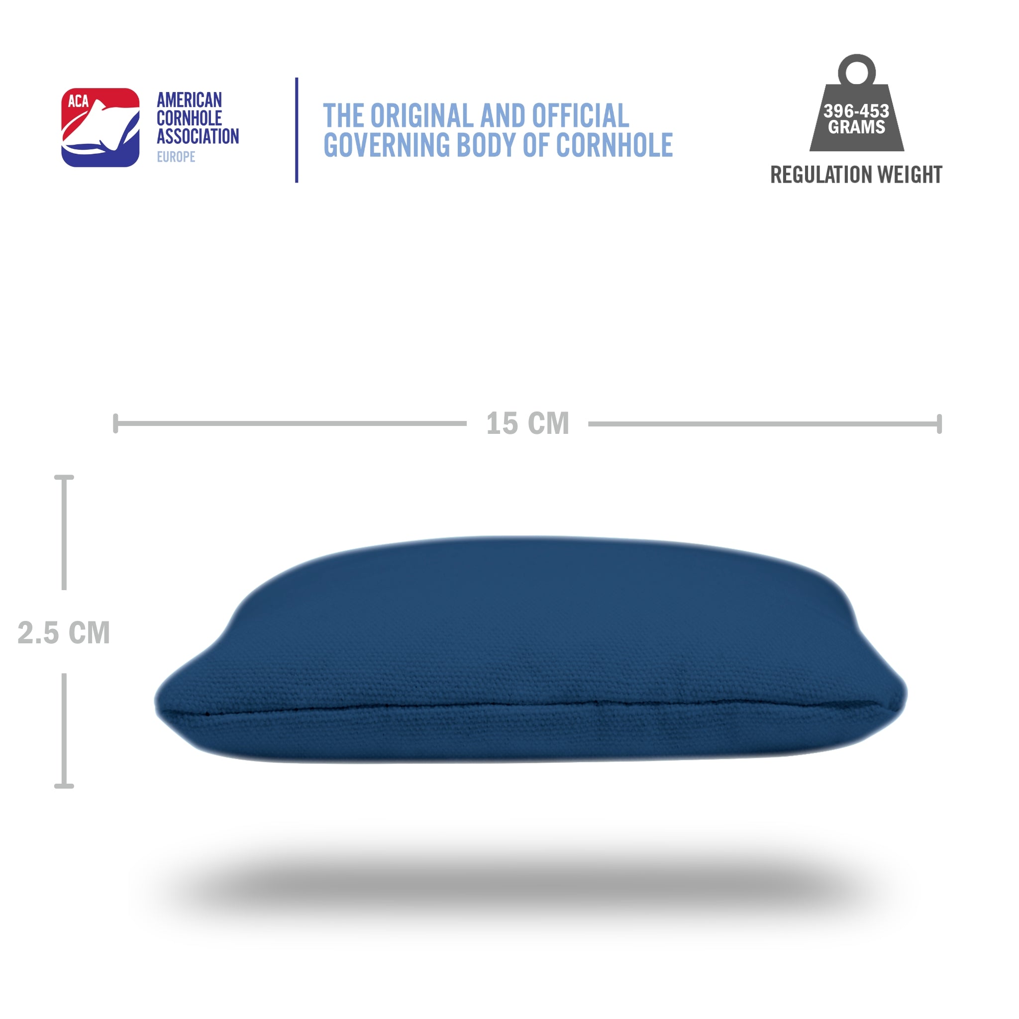 Navy Blauw - Standaard Cornhole Zakjes - 15x15cm