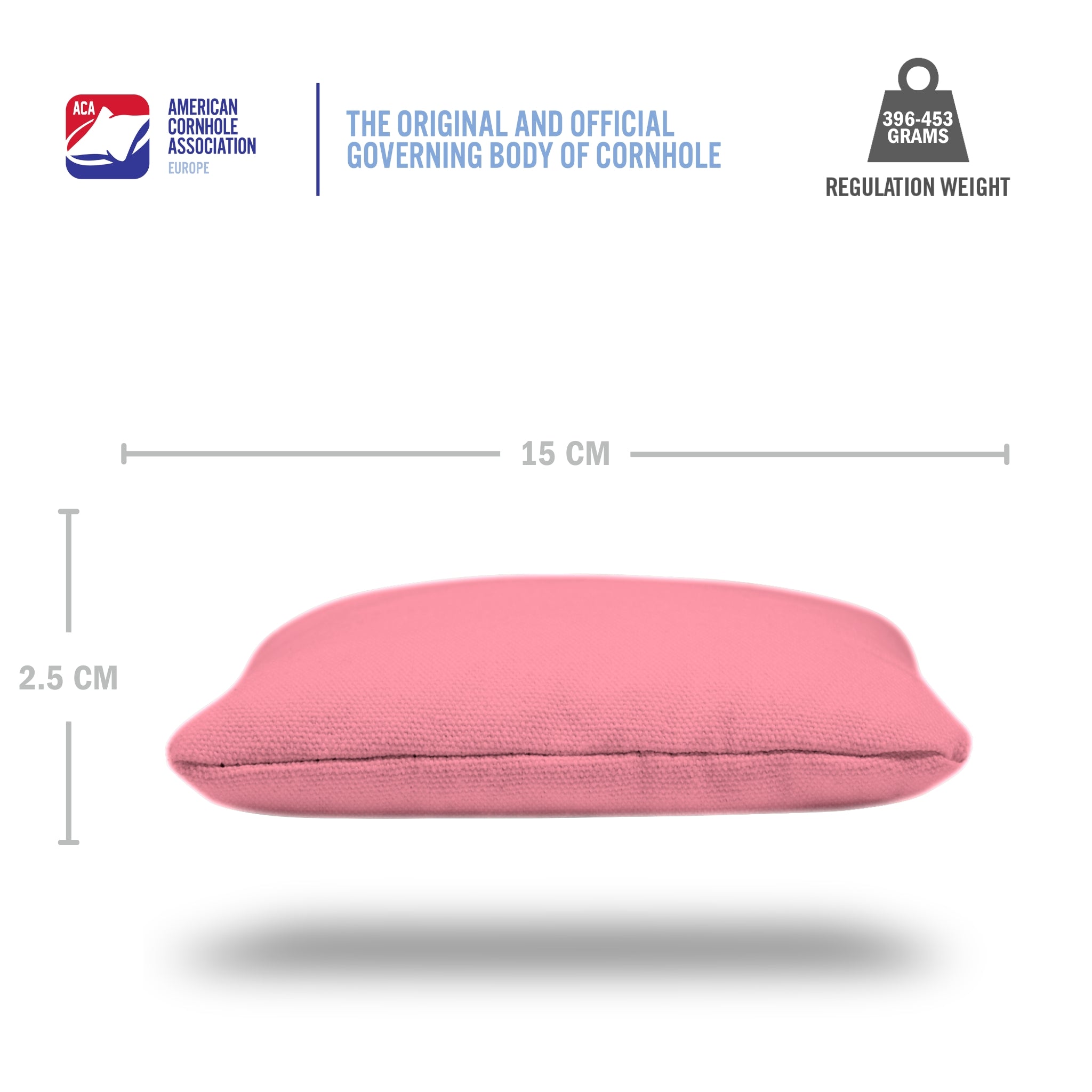 Roze - Standaard Cornhole Zakjes - 15x15cm