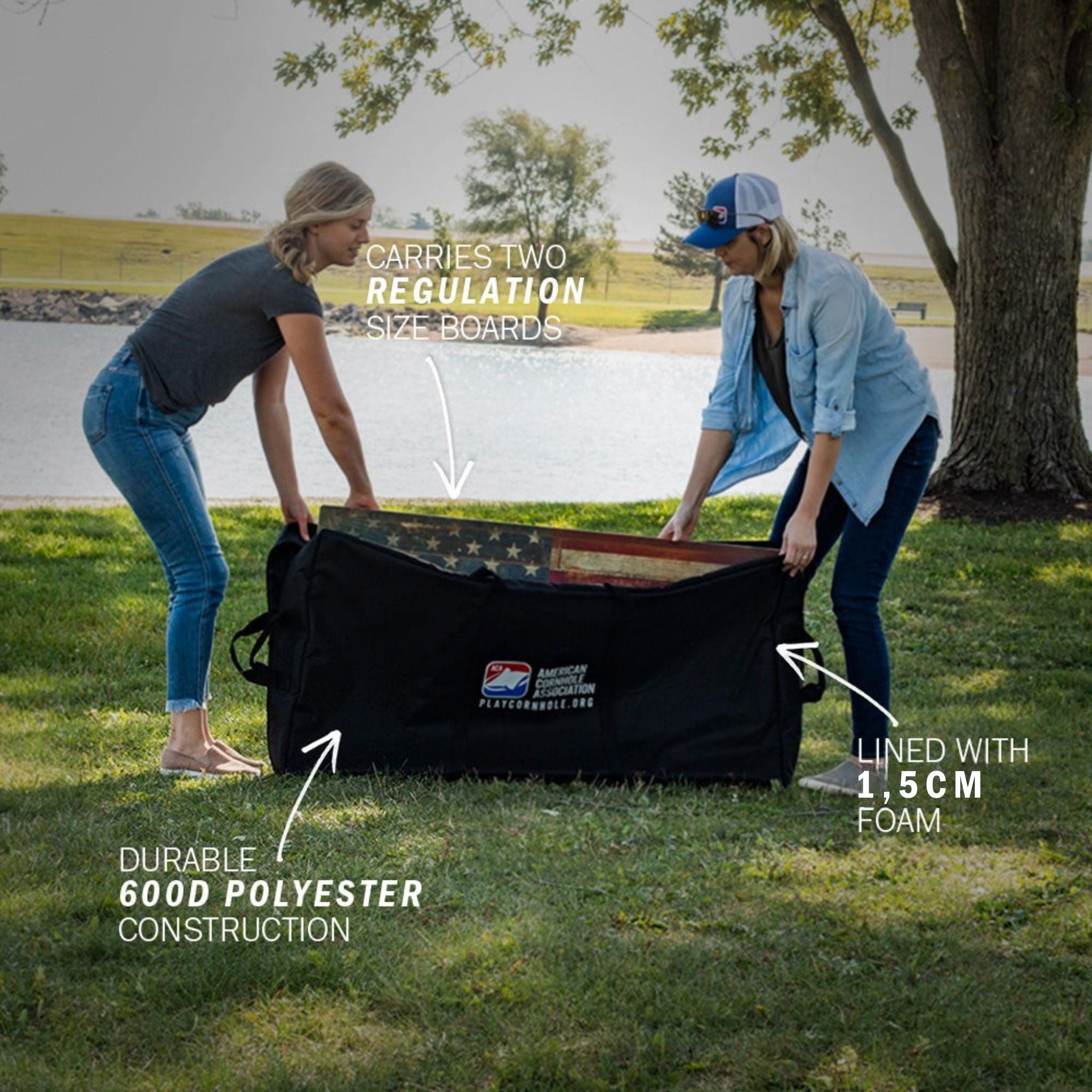 Cornhole Borden Draagtas - 60x120cm