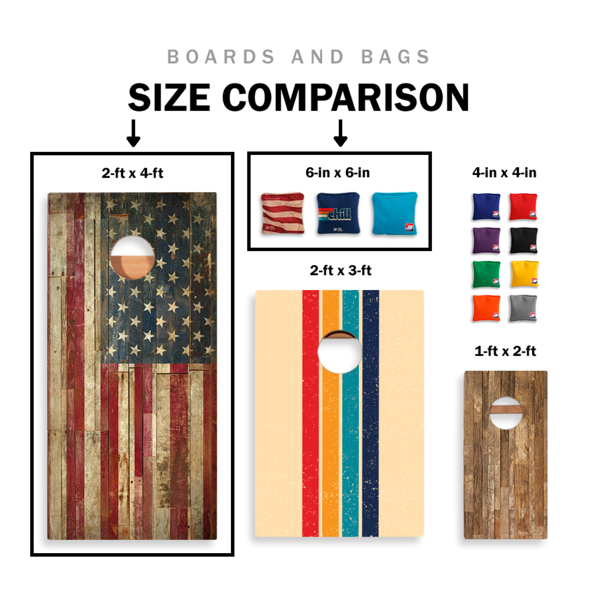 Cornhole Advanced Set - 60x120cm