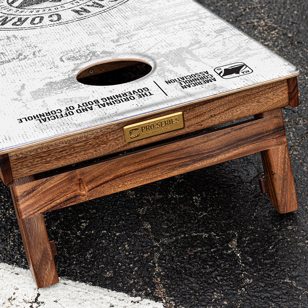 ACA White Grunge - Pro Cornhole Borden Set - 60x120cm