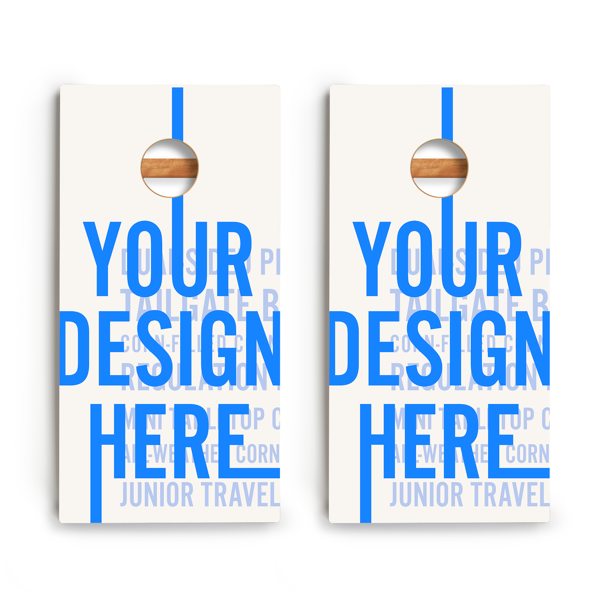 2x Custom Cornhole Boards (60 x 120cm)