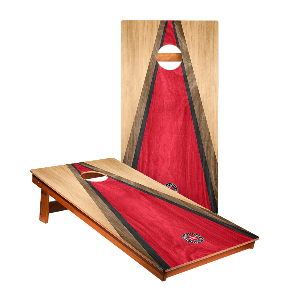 Red Triangle - Regular Cornhole Board Set - 60x120cm