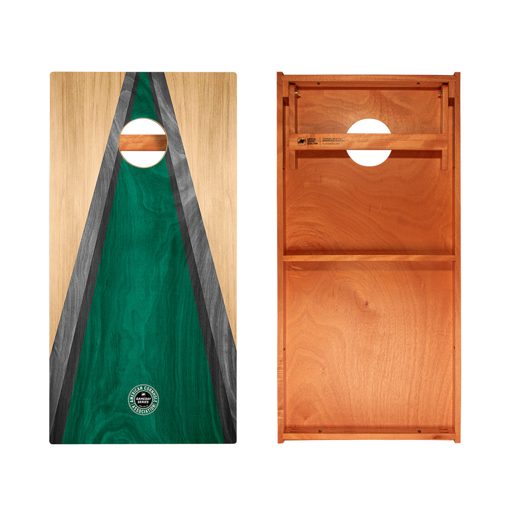 Green Triangle - Regular Cornhole Board Set - 60x120cm