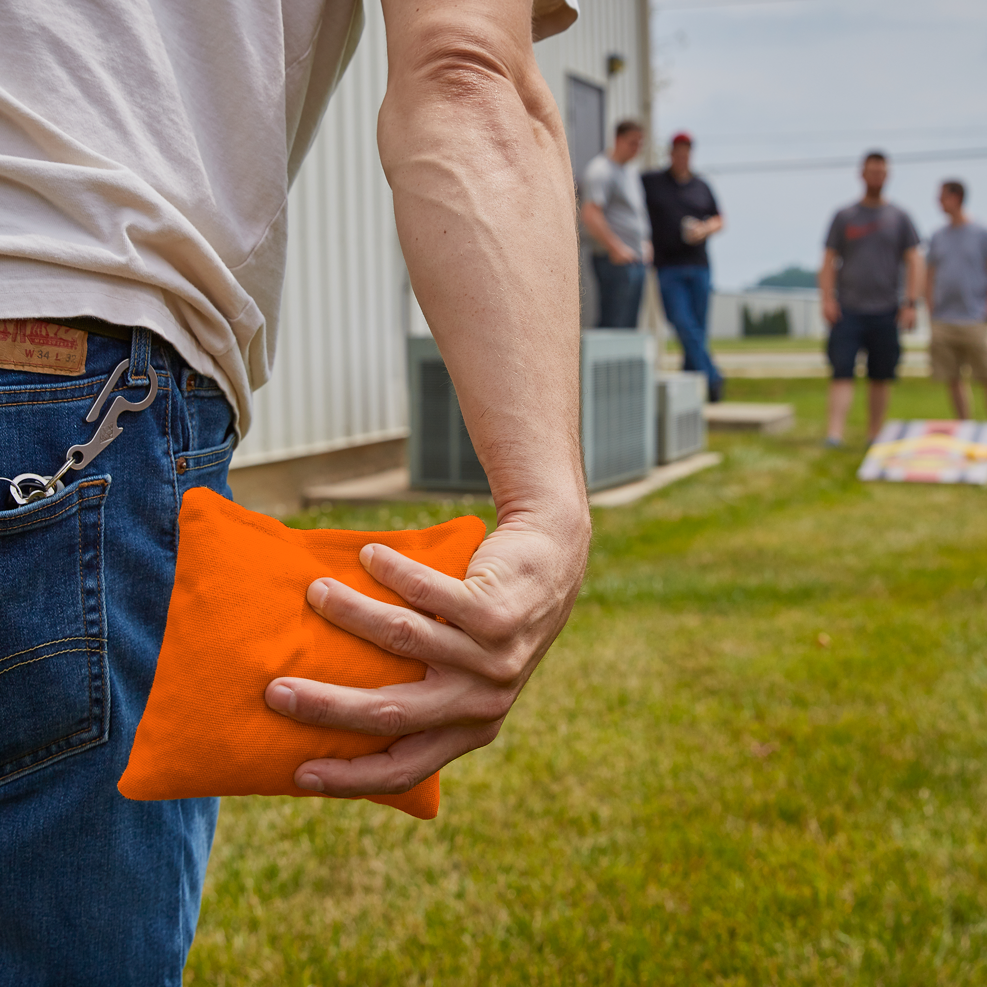 Orange Daily 66x Cornhole Bags (15x15 cm)