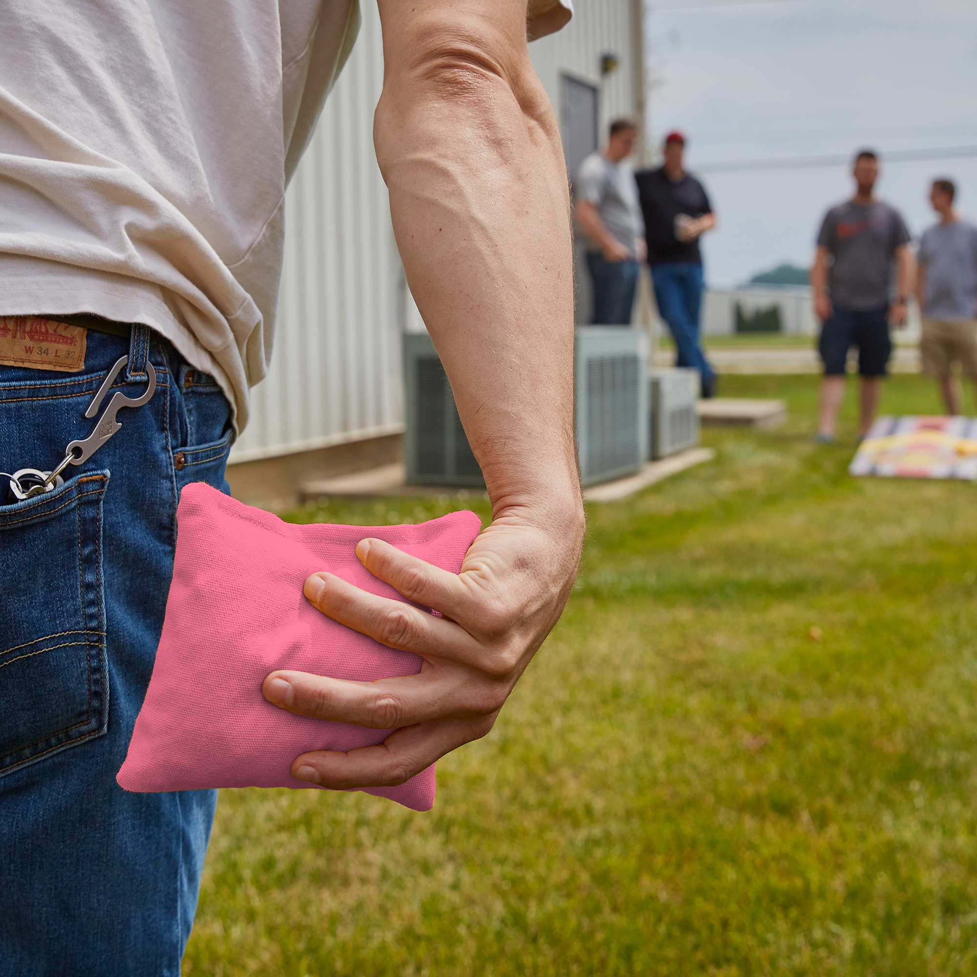 Pink Daily 66x Cornhole Bags (15x15 cm)